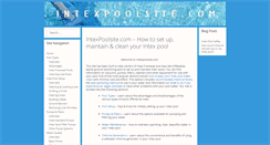 Desktop Screenshot of intexpoolsite.com