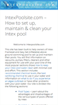 Mobile Screenshot of intexpoolsite.com